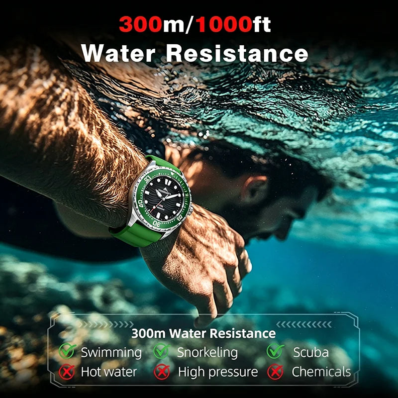 NORTH EDGE TRITON Solar Dive Watch 300M