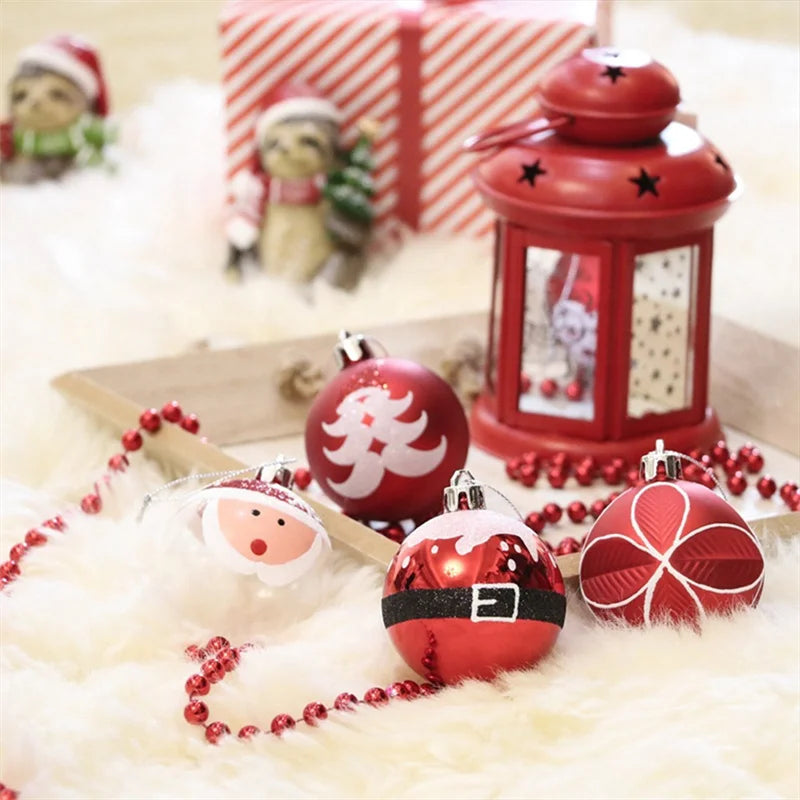 9Pcs/box 6cm Christmas Ball Decoration