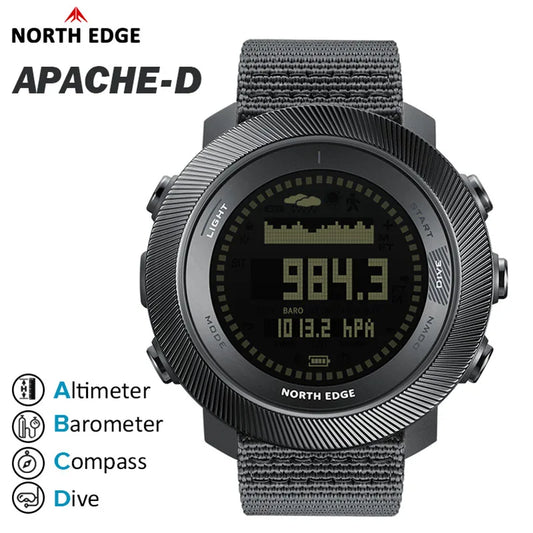 NORTH EDGE APACHE-D Digital Diving & Outdoor Sports Watch
