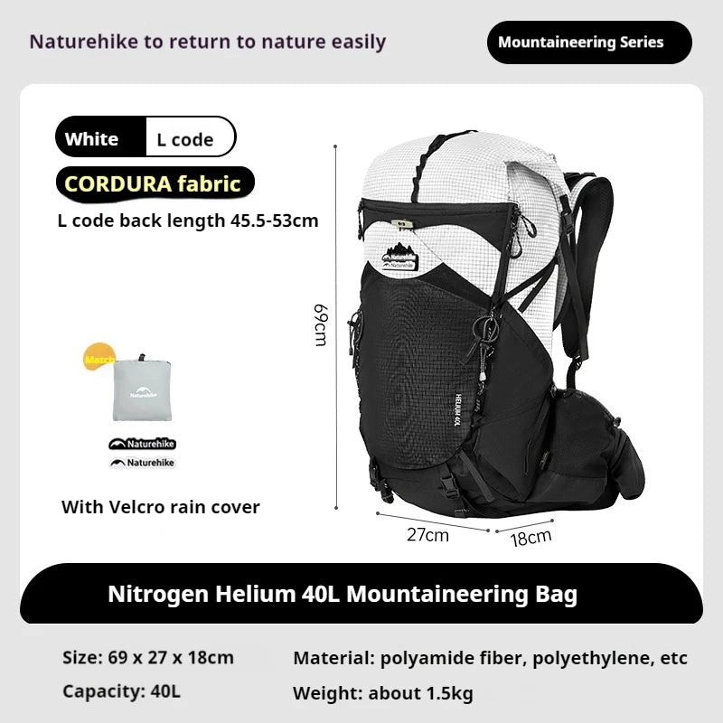 Naturehike Helium 40L Hiking Backpack