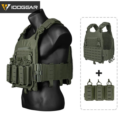 IDOGEAR LSR Tactical Vest with Triple Magazine Pouch