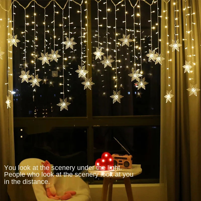 3.2M Christmas Snowflakes LED String Light