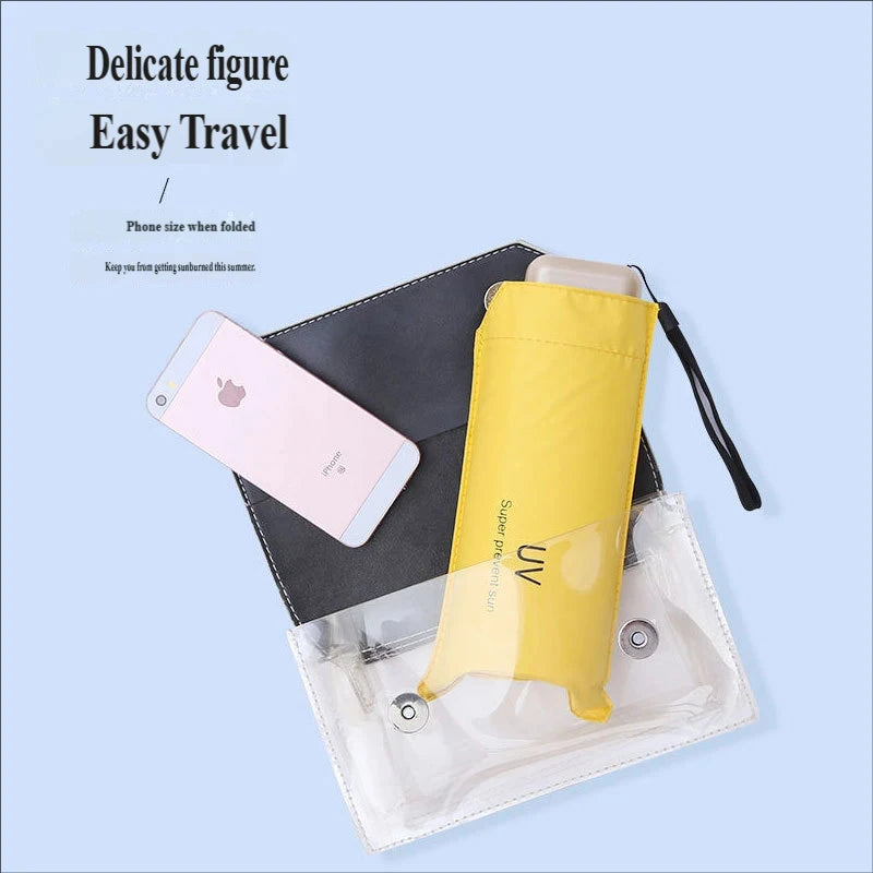 SunGuard™ – The Ultra-Compact UPF50+ Pocket Umbrella