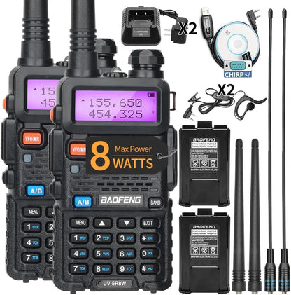 Set of 2, BaoFeng UV-5R 8W Radio