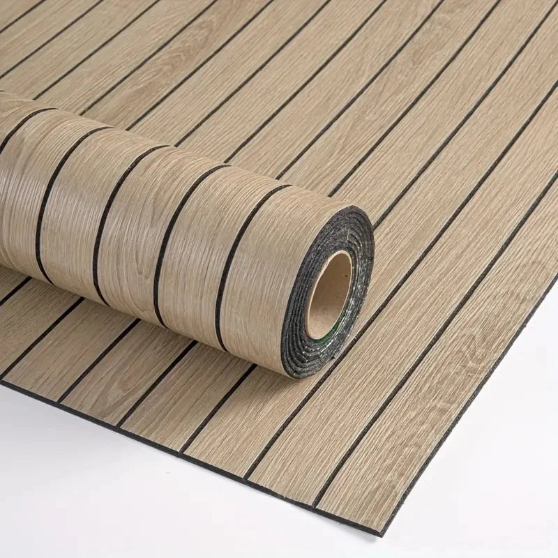 3D wood grain self-adhesive wallpaper