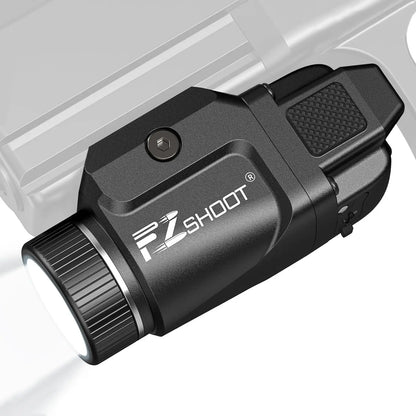 500 Lumens Pistol Rechargeable FlashLight EZ