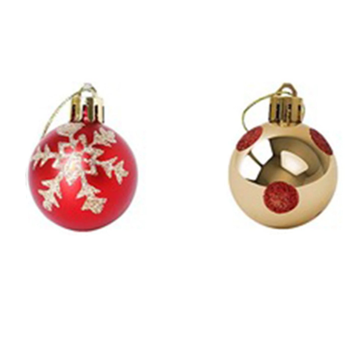 50Pcs Christmas Tree Decorations Balls