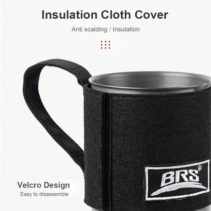 BRS 61 Camping Integrated Heat Pot