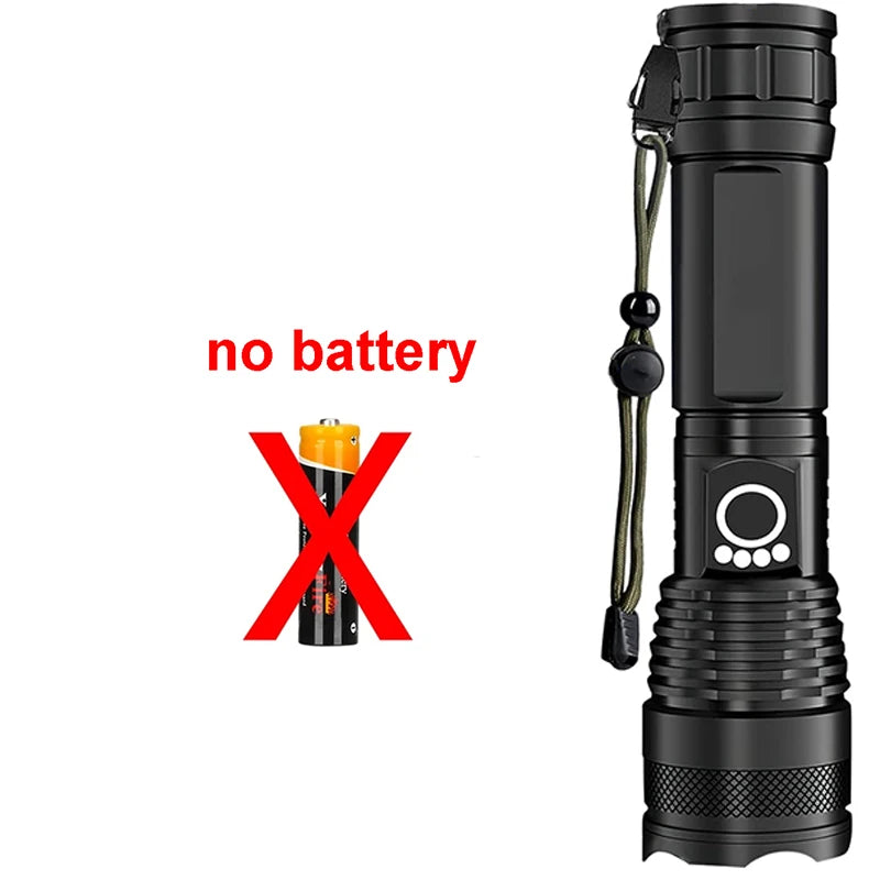 High Power Rechargeable Tactical Flashlight
