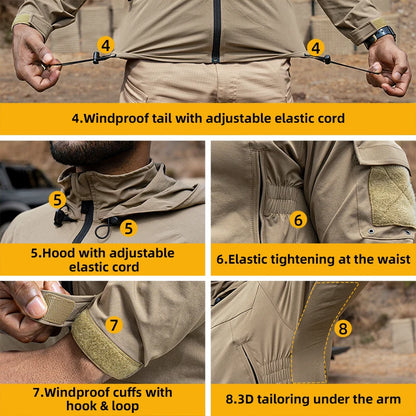 IDOGEAR Tactical Windbreaker Coat