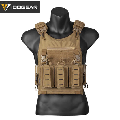 IDOGEAR LSR Tactical Vest with Triple Magazine Pouch