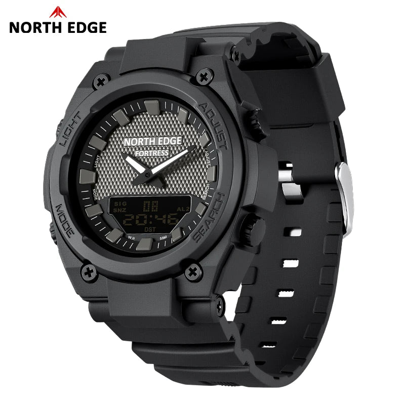 NORTH EDGE FORTRESS Men's Tactical Digital Sports Watch