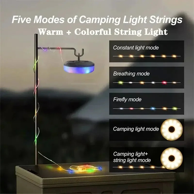 4-in-1 Camping String Led Lights
