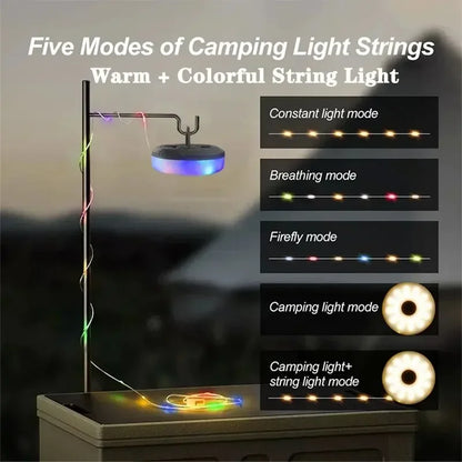4-in-1 Camping String Led Lights