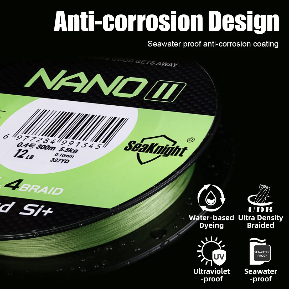SeaKnight NANOII 300M Braided Fishing Line