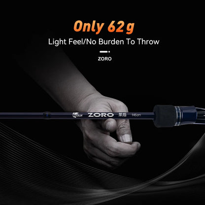 LEYDUN ZORO Super Light Fishing καλάμια 145cm 62g Titanium Tip