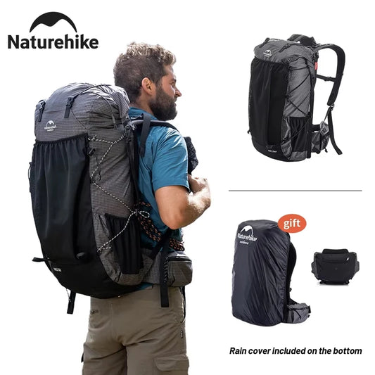 Naturehike Climbing Backpack 60+5L With Rain Cover