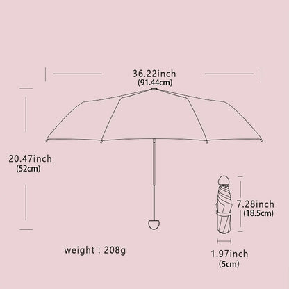 Ultralight & Compact Portable Capsule Umbrella UV 50