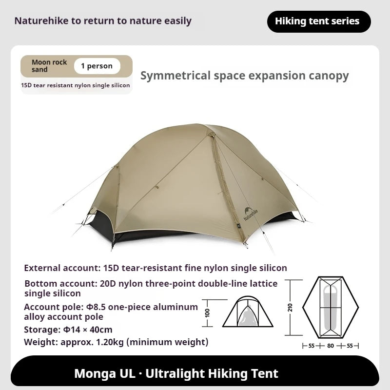 Naturehike Mongar UL Camping Tent 1-2 People
