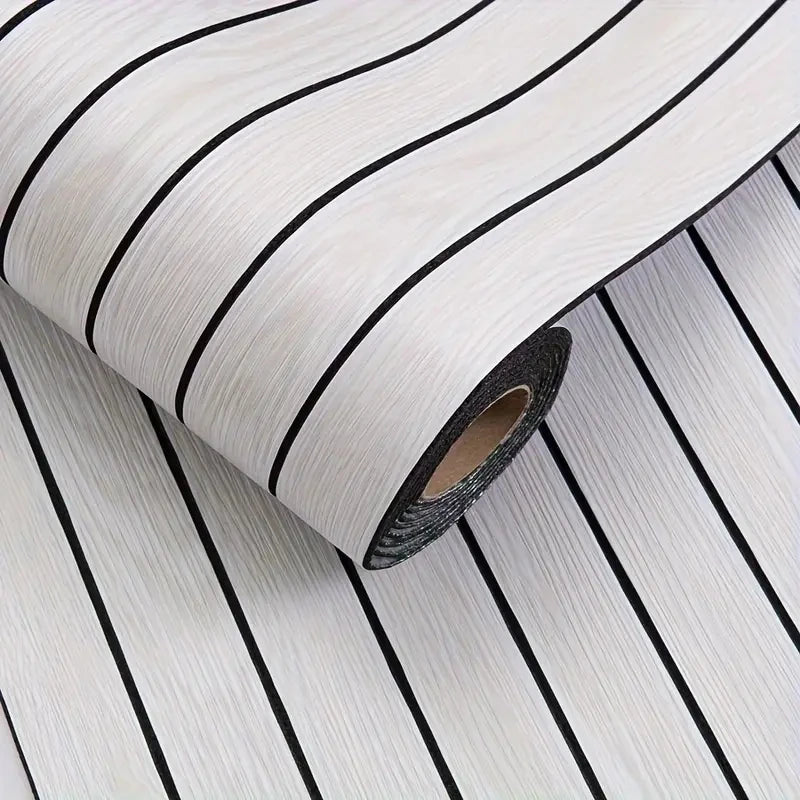 3D wood grain self-adhesive wallpaper