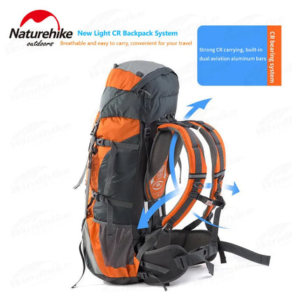 Naturehike Outdoor Backpack 70+5L