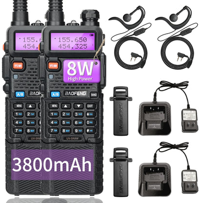 Set of 2, BaoFeng UV-5R 8W Radio