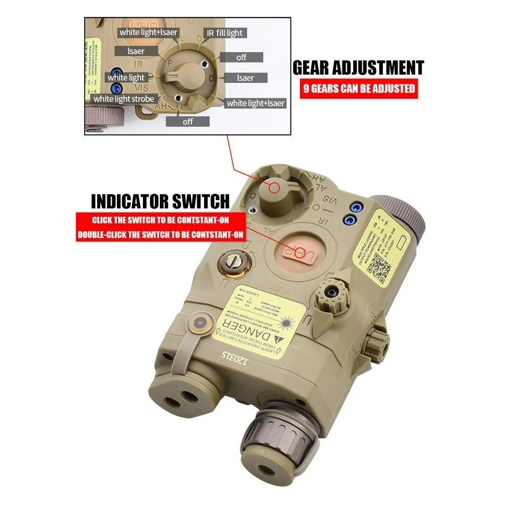 Tactics UHP AN PEQ-15 Laser IR