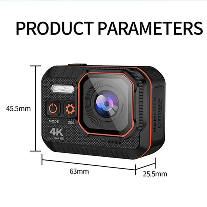Waterproof Action Camera 4K60FPS With Remote Control