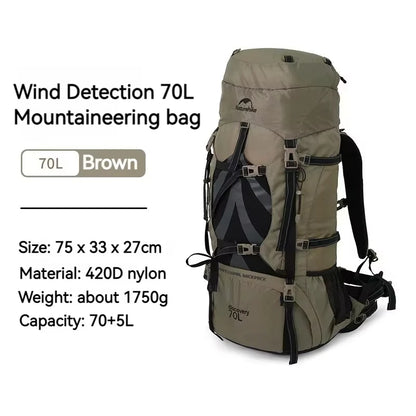 Naturehike Outdoor Backpack 70+5L