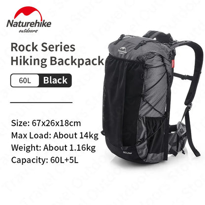 Naturehike Ultralight Backpack 60+5L/40L