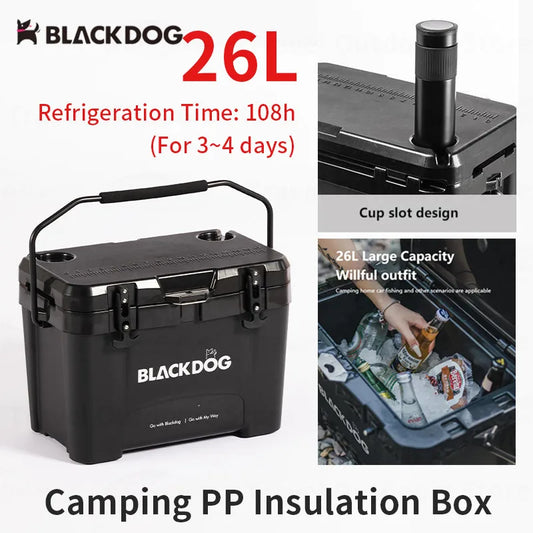 BLACKDOG 26L Insulation Box (UP TO 100HRS COOLING TIME)