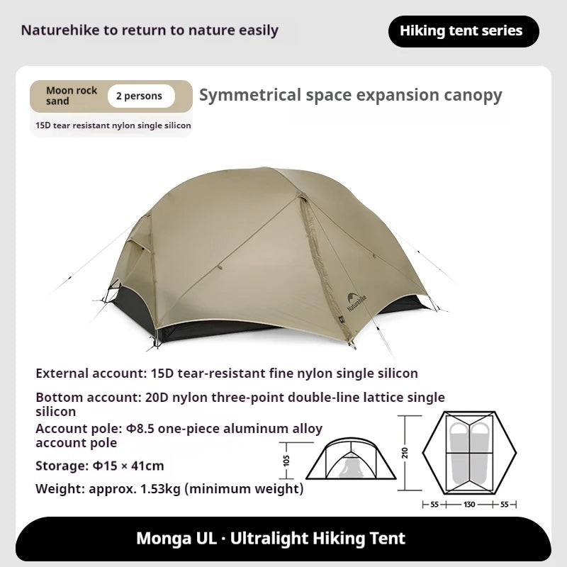 Naturehike Mongar UL Camping Tent 1-2 People