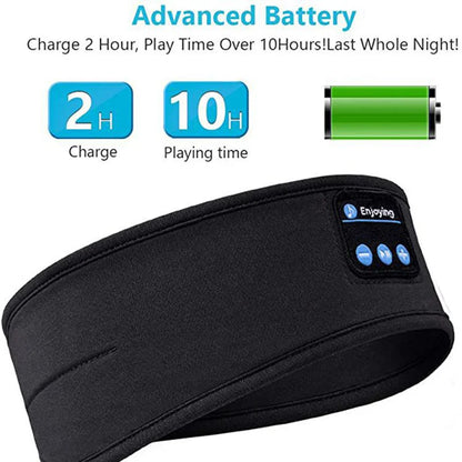 Sleep Mask with Built-in Bluetooth Headphones