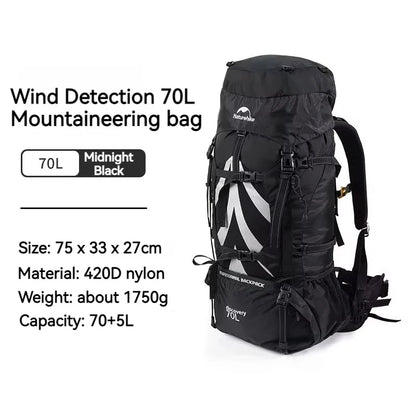 Naturehike Outdoor Backpack 70+5L