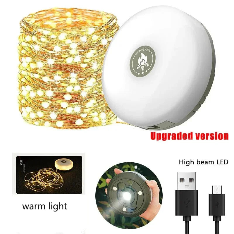 4-in-1 Camping String Led Lights
