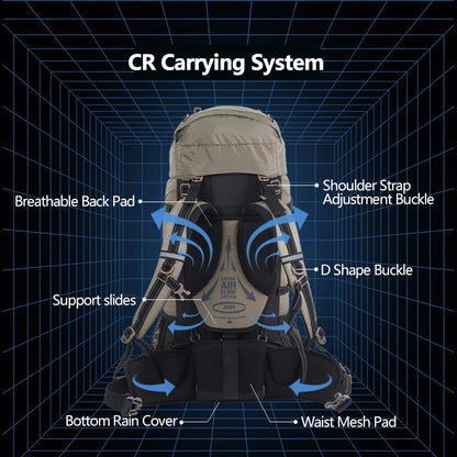 Naturehike Professional Outdoor Hiking Bag 70L