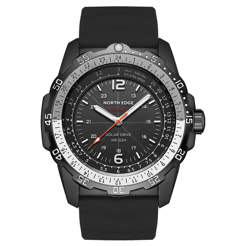 NORTH EDGE TRITON Men's Military-Inspired Stainless Steel Watch
