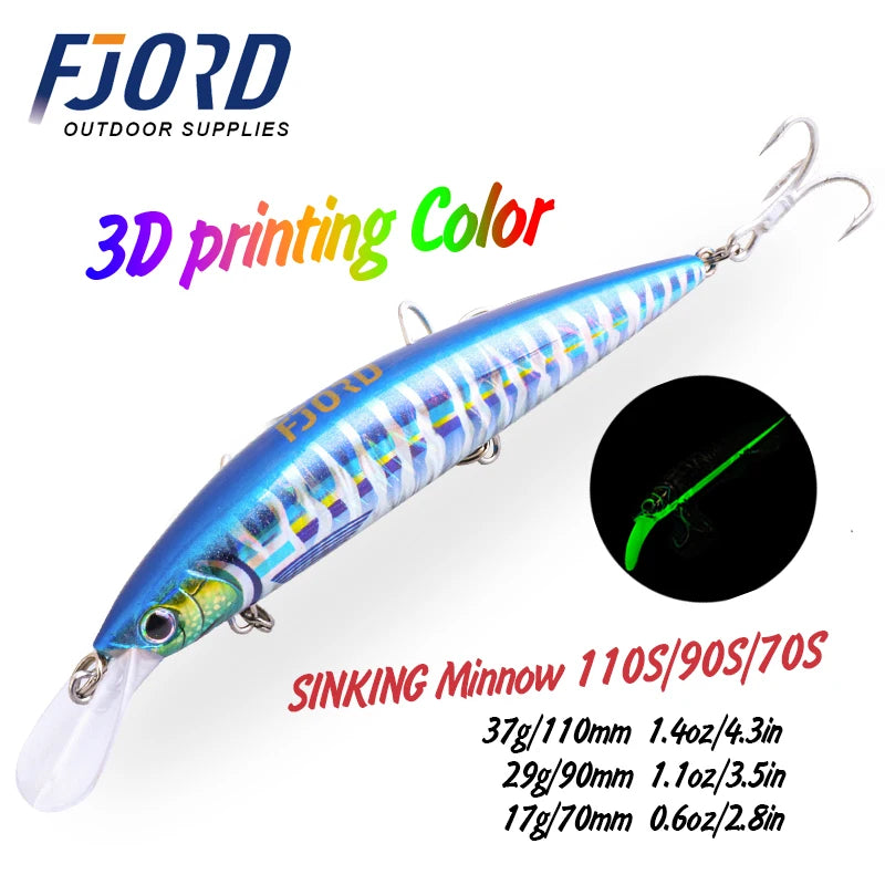 FJORD Luminous Sinking Minnow F