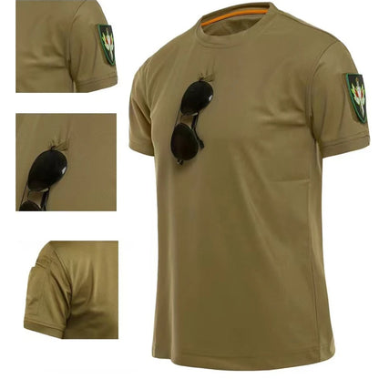 Summer Quick Dry Tactical Combat T-shirt