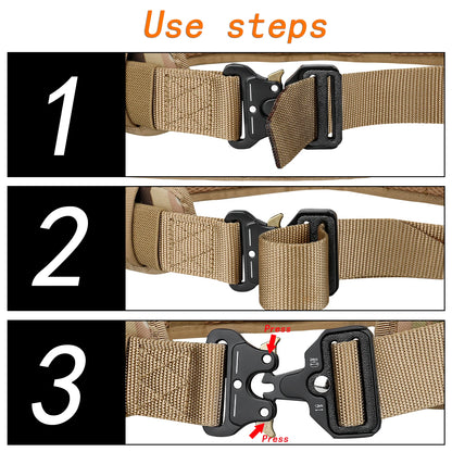 JSJM Adjustable  Tactical Belt Adjustable