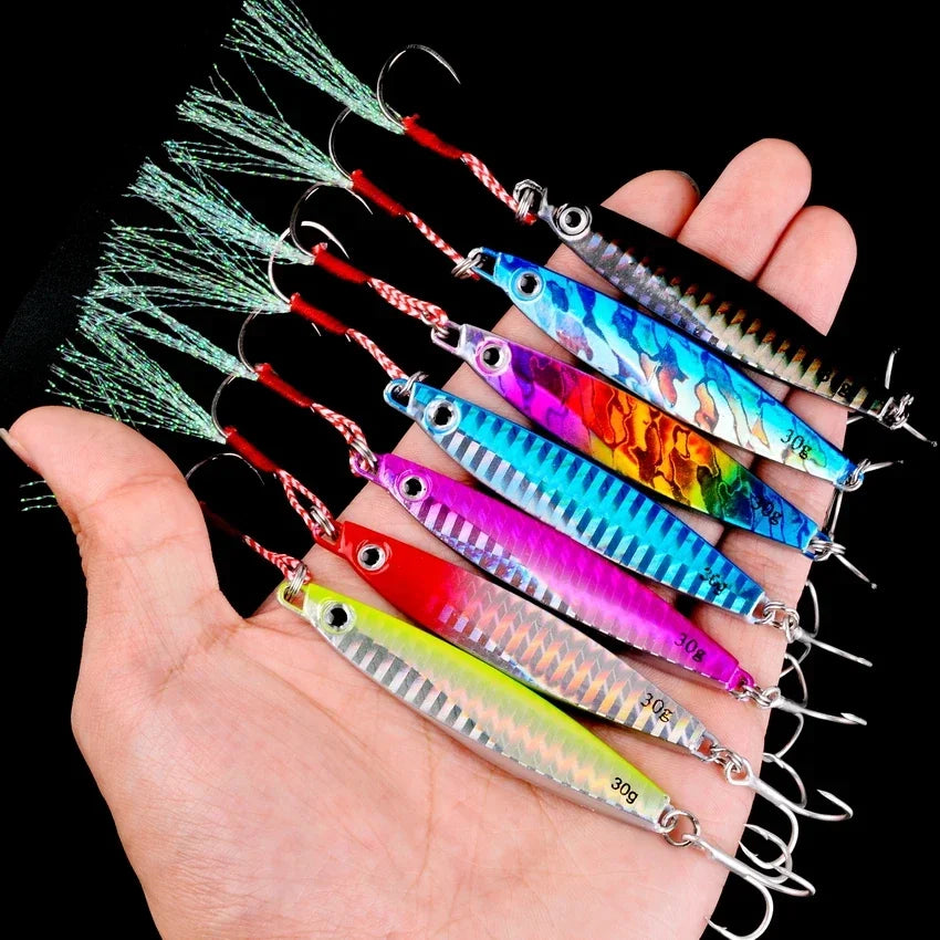 12pcs Pencil Bait Metal Jigs