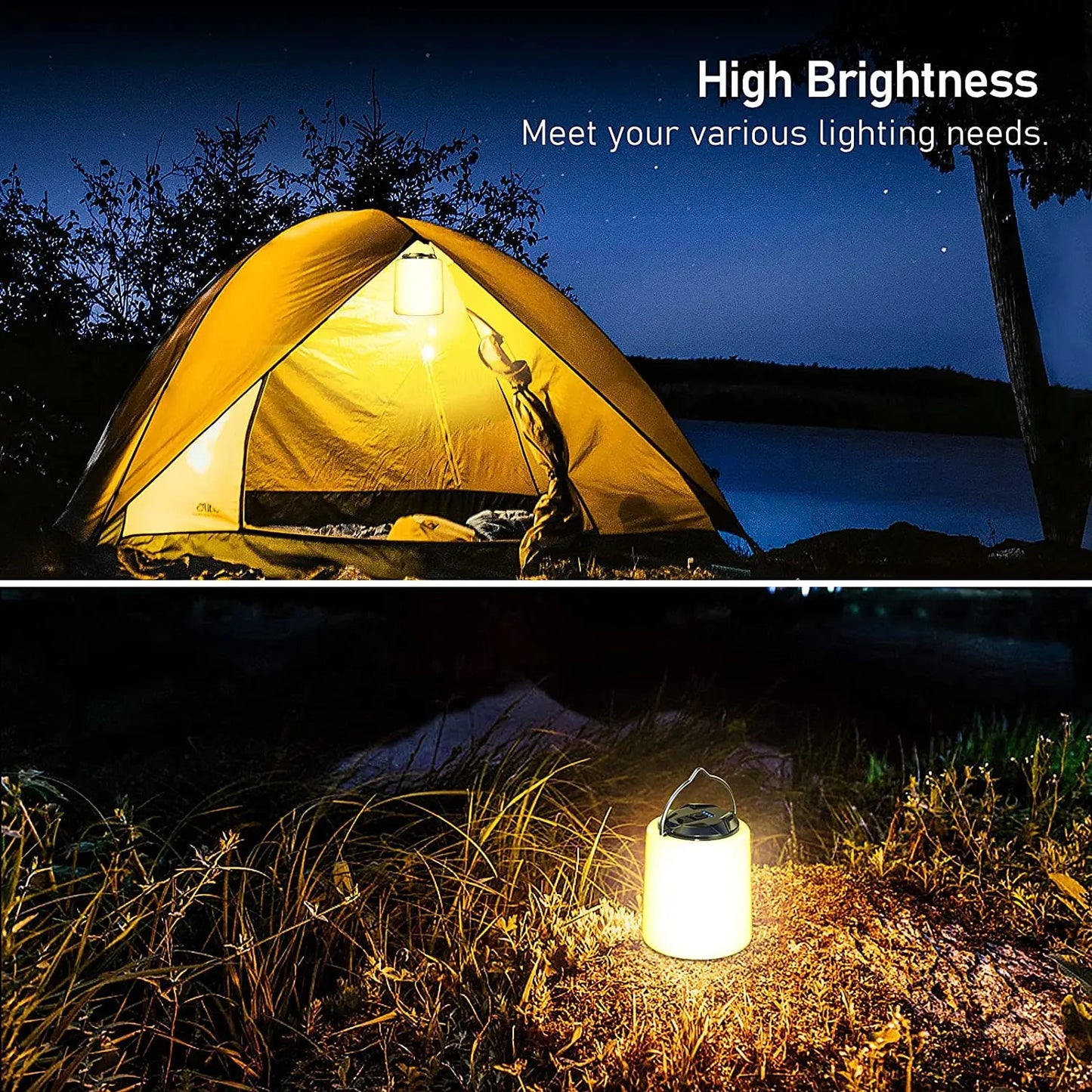 Rechargeable camping light