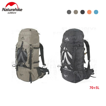 Naturehike 70+5L Camping Backpack Hiking