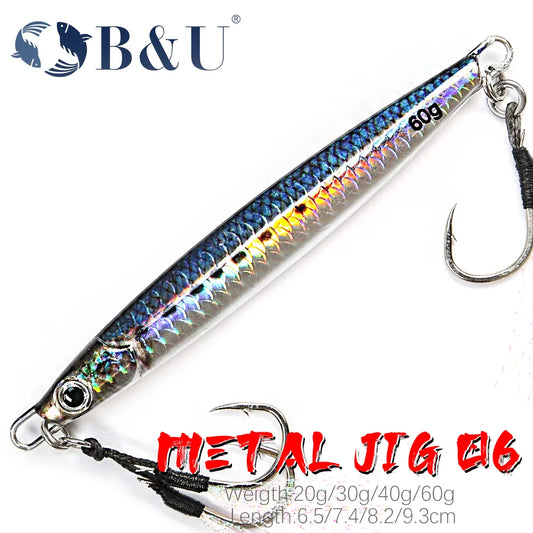 3D Metal Cast Jig Lure