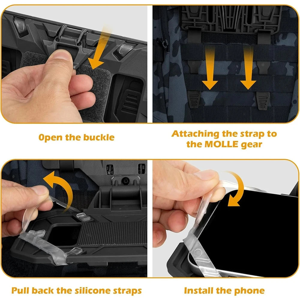 Tactical MOLLE Phone Holder