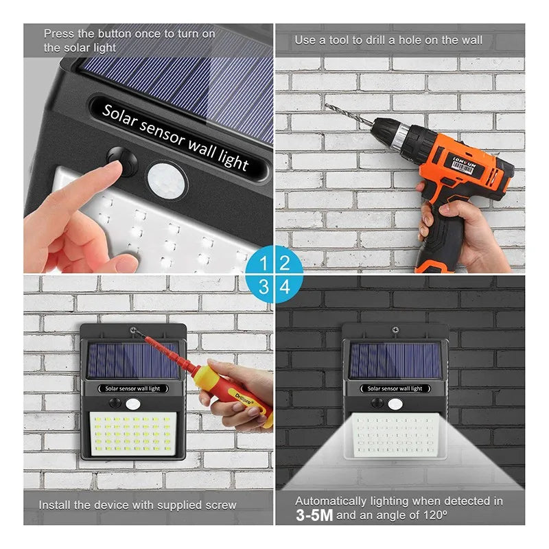 LED Solar Light Motion Sensor