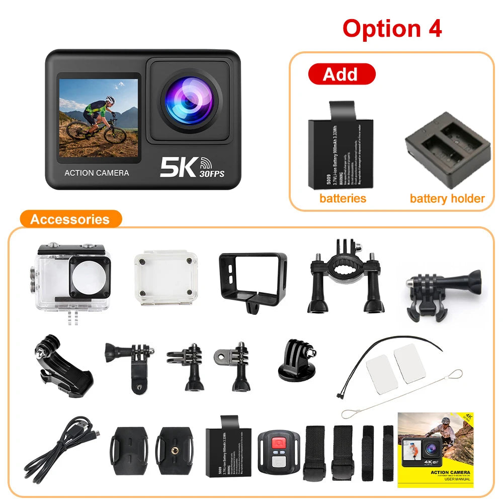 Action Camera 5K 4K60FPS