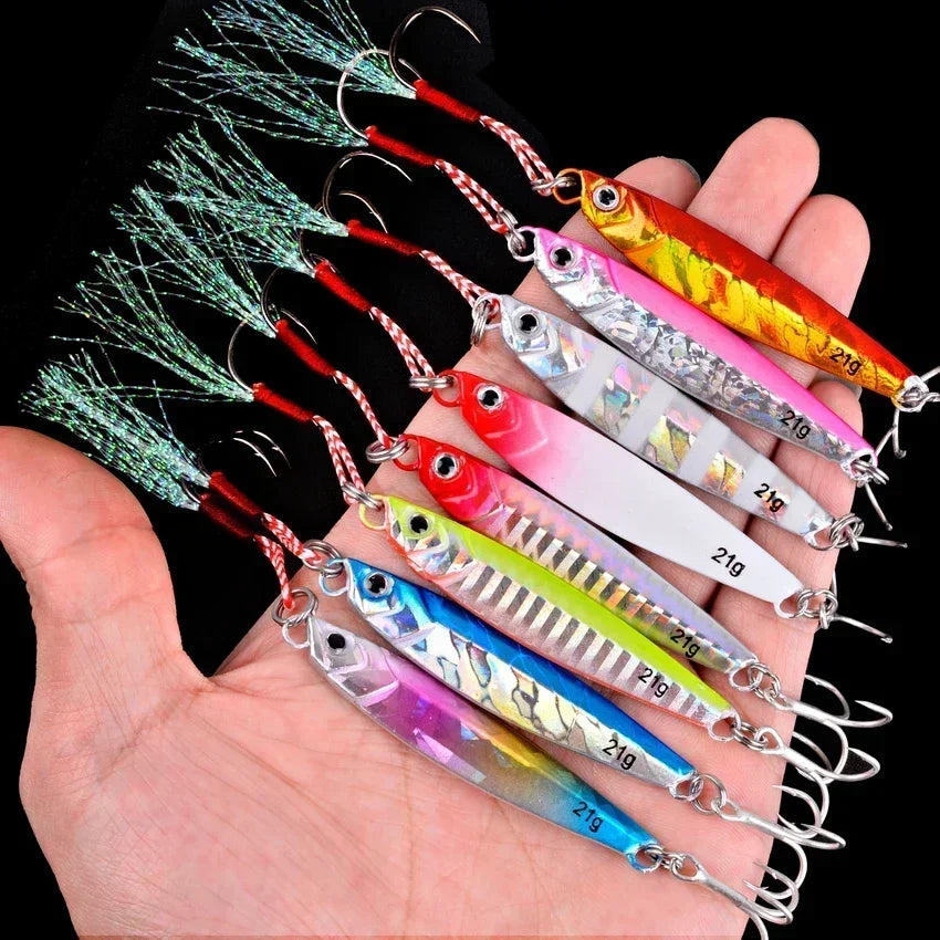 5pcs Metal Jig Fishing Lure