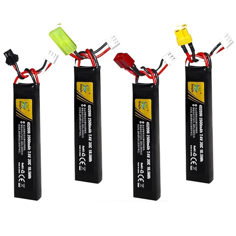 7.4V 2500mAh Lipo Battery T/TAMIYA For 2s 7.4V