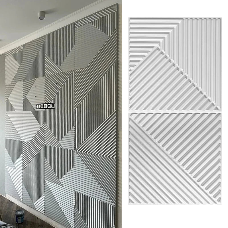 12 Pcs 3D Wall Panel Decor